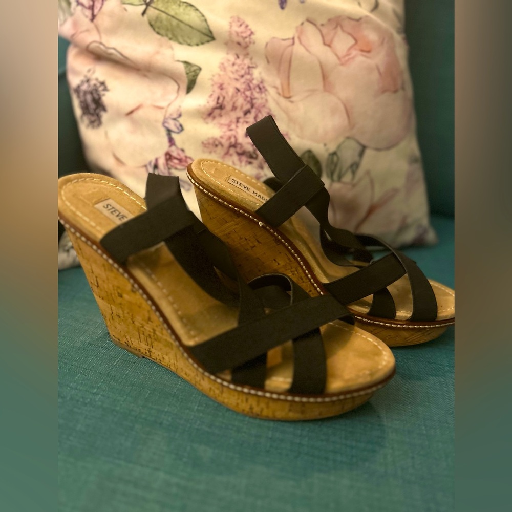 Steve Madden Strappy Wedge Heels